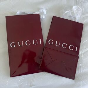 One new Gucci gift bags, can sell individually, too.